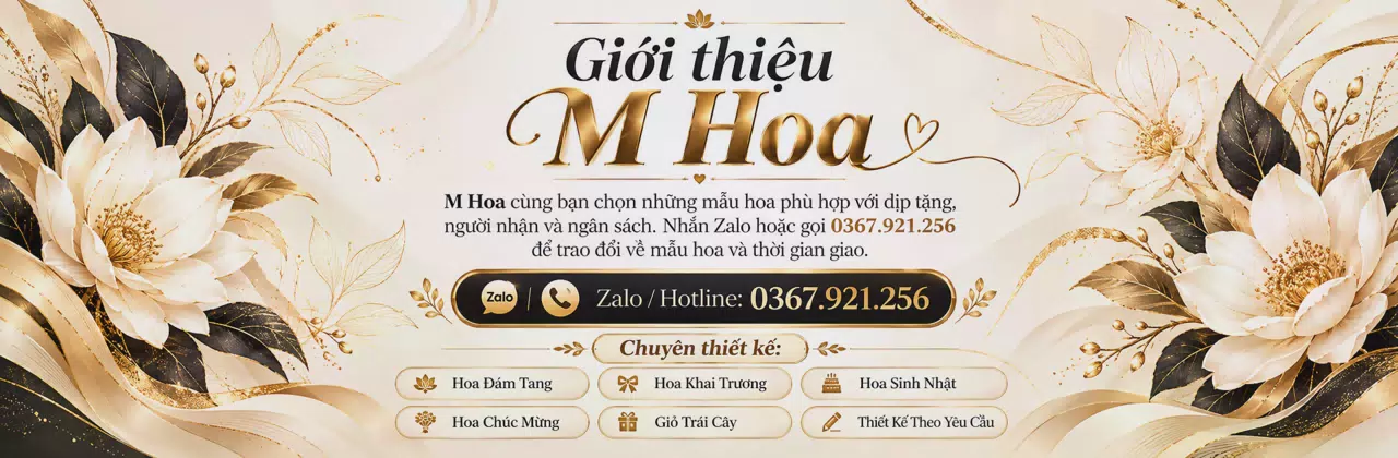 Ảnh bìa Shop hoa tươi Bình Dương - Cùng bạn gửi lời cảm ơn
